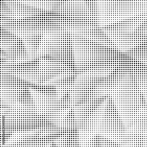 Black and White Halftone Pattern