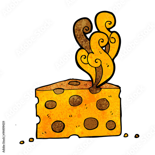 cartoon smelly cheese