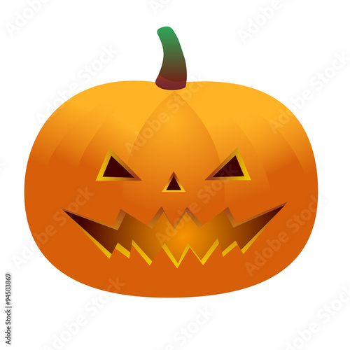 Jack o lantern pumpkin smile