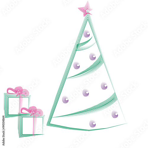 new years tree