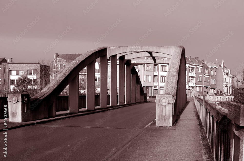 Ronse. 1900. Pessemiers brug. Pont Pessemier.