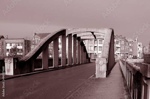 Ronse. 1900. Pessemiers brug. Pont Pessemier.