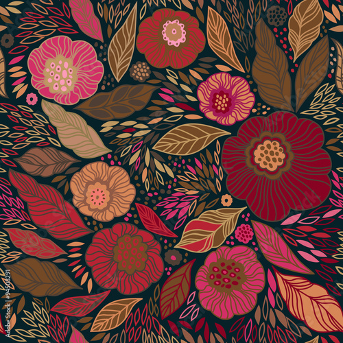 Floral seamless pattern