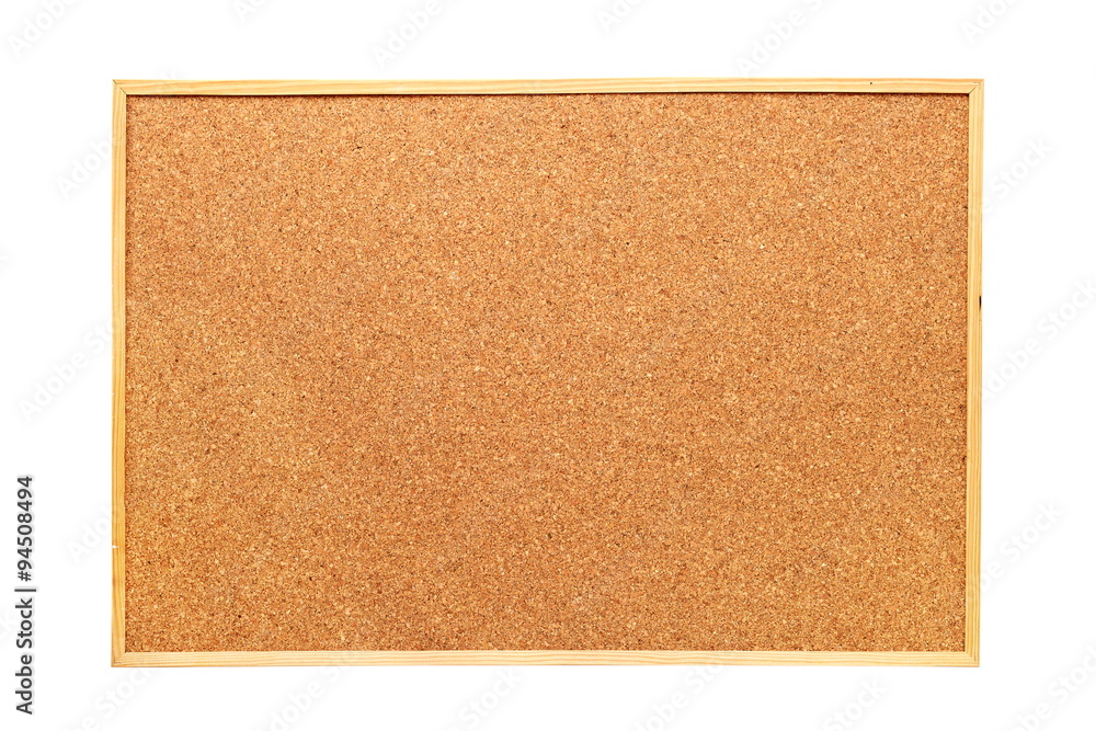 Fototapeta premium isolated cork board