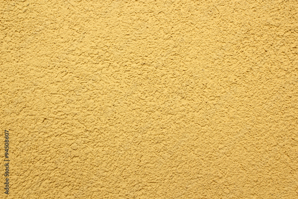 Fototapeta premium real yellow plaster texture