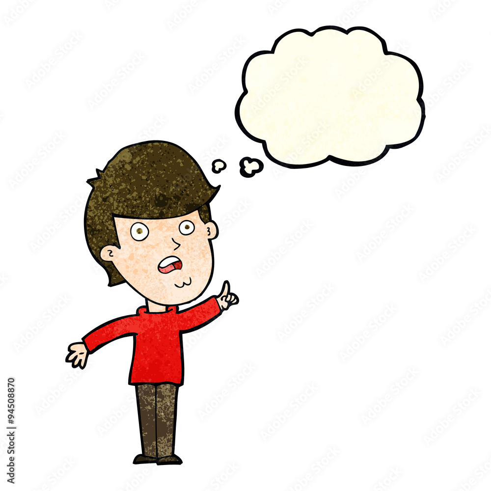 cartoon man asking question with thought bubble cartoon man asking question with thought bubble