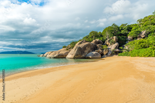 Canvas Print Beautiful beach at coast of Vietnam - Ninh van bay