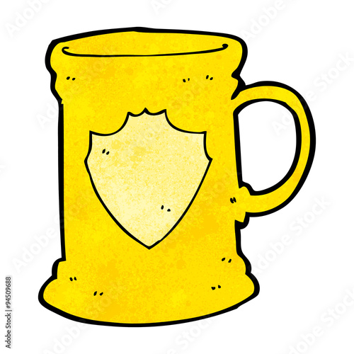 cartoon old tankard