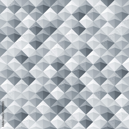 Fototapeta Naklejka Na Ścianę i Meble -  White gray seamless geometric texture