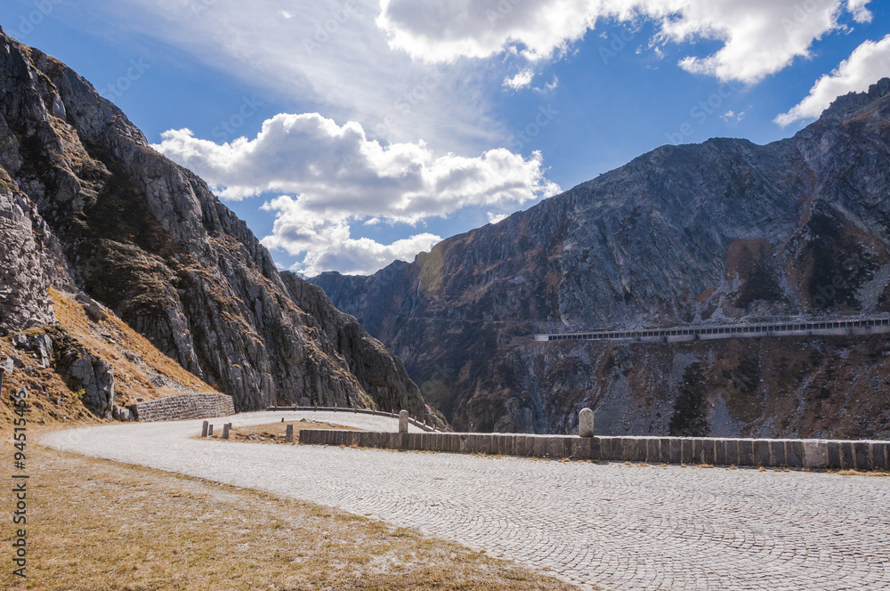 Airolo Stadt Tremola Passstrasse Gotthardstrasse Gotthardpass airolo-stadt-tremola-passstrasse-gotthardstrasse-gotthardpass