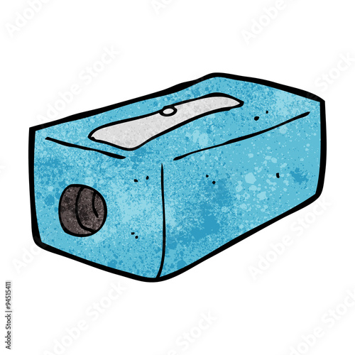 cartoon pencil sharpener