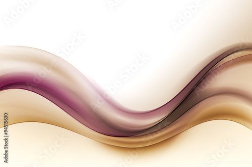 Abstract Brown Wave Design Background