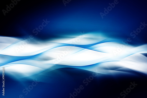 Awesome Abstract Blue White Wave Design