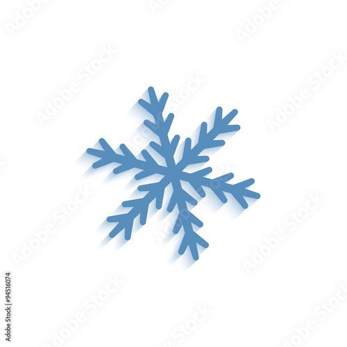 Snowflake with shadow