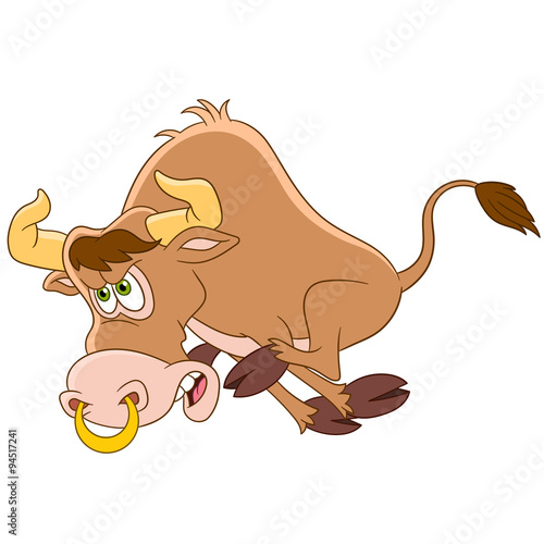 angry bull