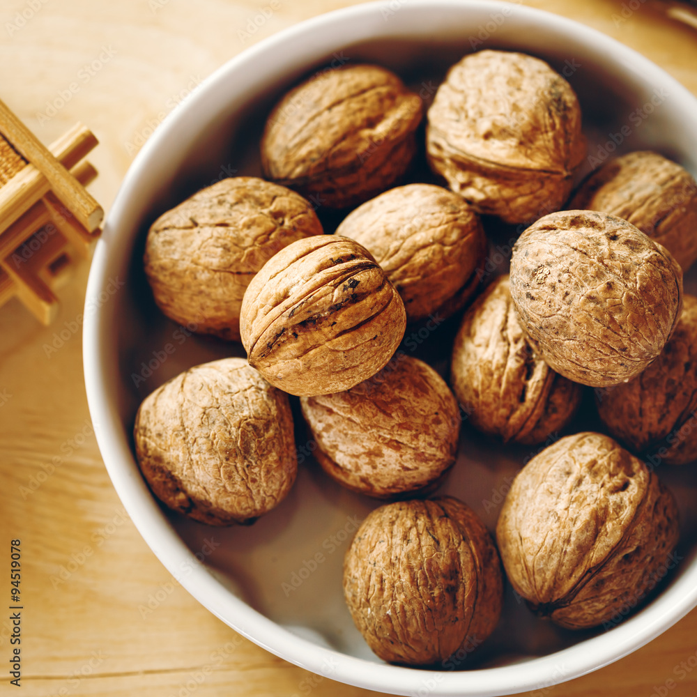 Walnuts. Close Up View From Above. Walnuts. Close Up View From Above.