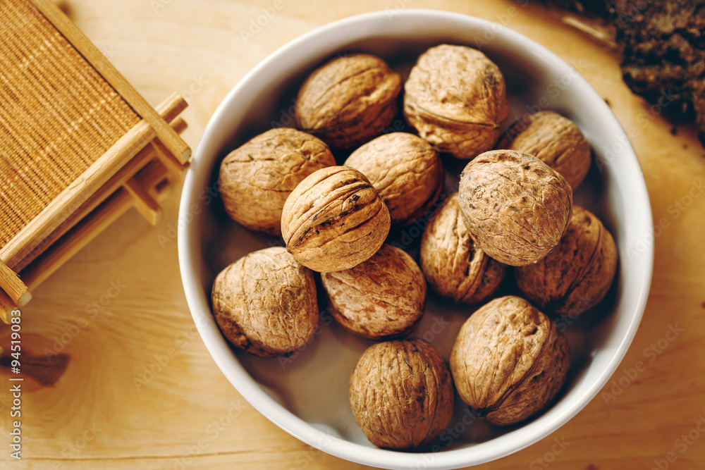 Walnuts. Close Up View From Above. Walnuts. Close Up View From Above.