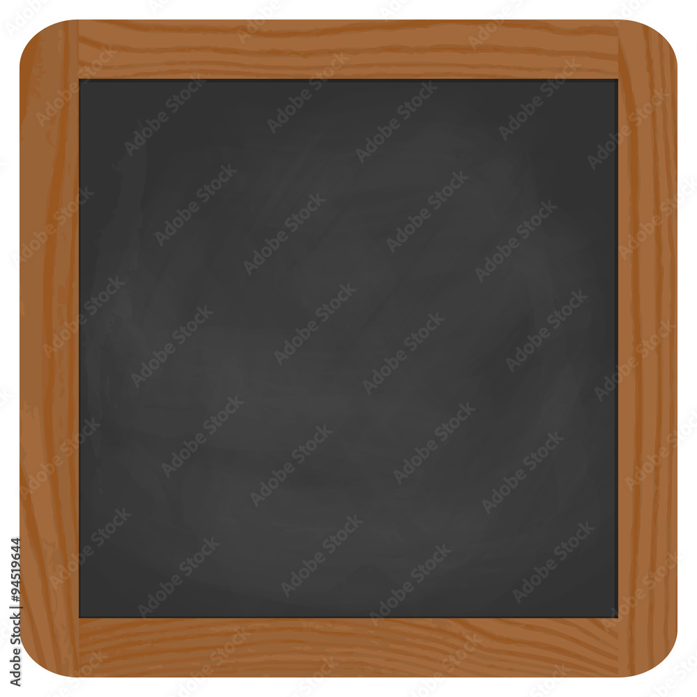 chalk board with wooden frame
