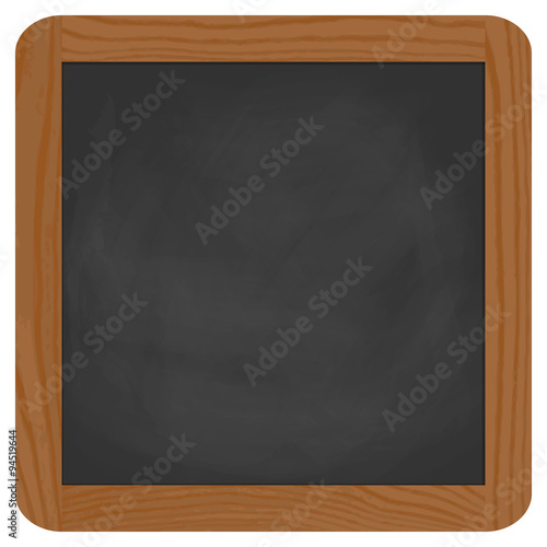 chalk board with wooden frame