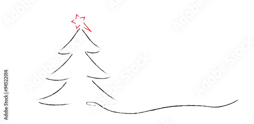 tannenbaum - gemalt