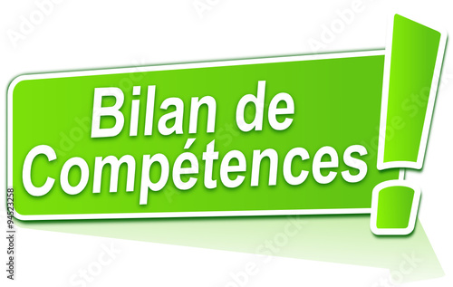 bilan de compétences sur étiquette verte