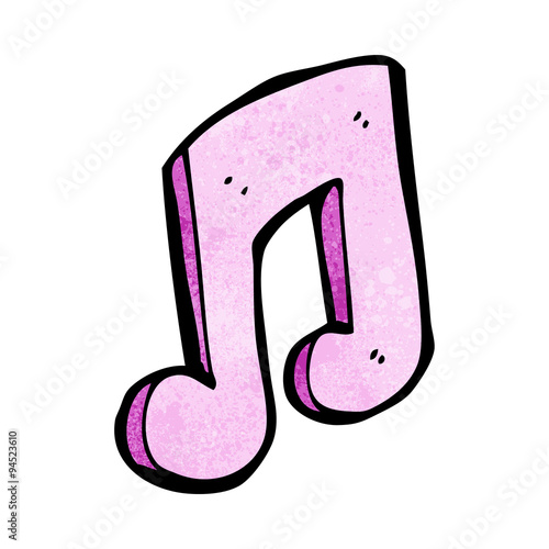 cartoon musical note