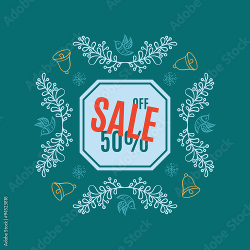 Bright Christmas sale banner