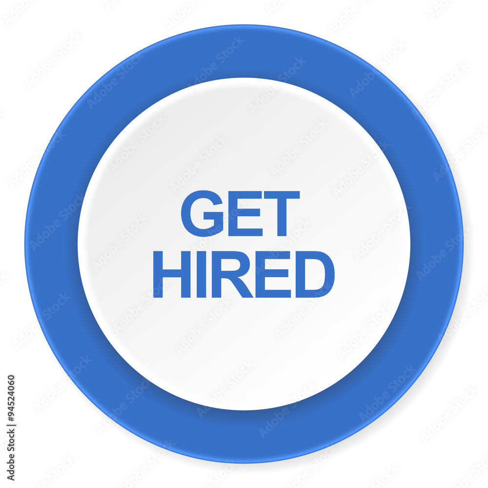 get higreen blue circle 3d modern design flat icon on white background get higreen blue circle 3d modern design flat icon on white background