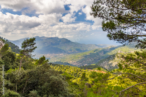 Beautiful view of Sierra de Tramuntana, Mallorca, Spain