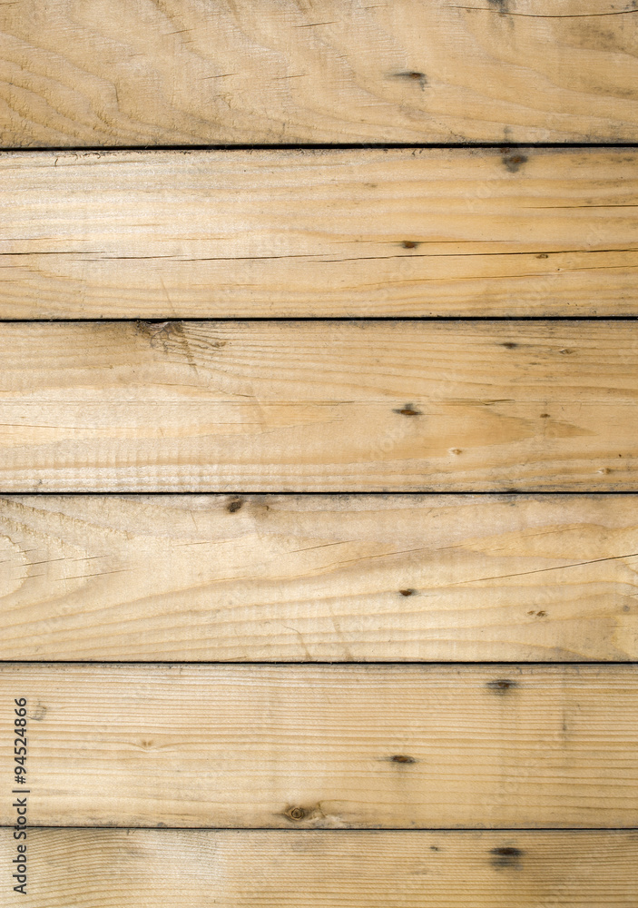 Fototapeta premium New wooden wall closeup