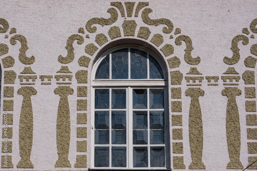 Obraz premium Fenster mit Malerei