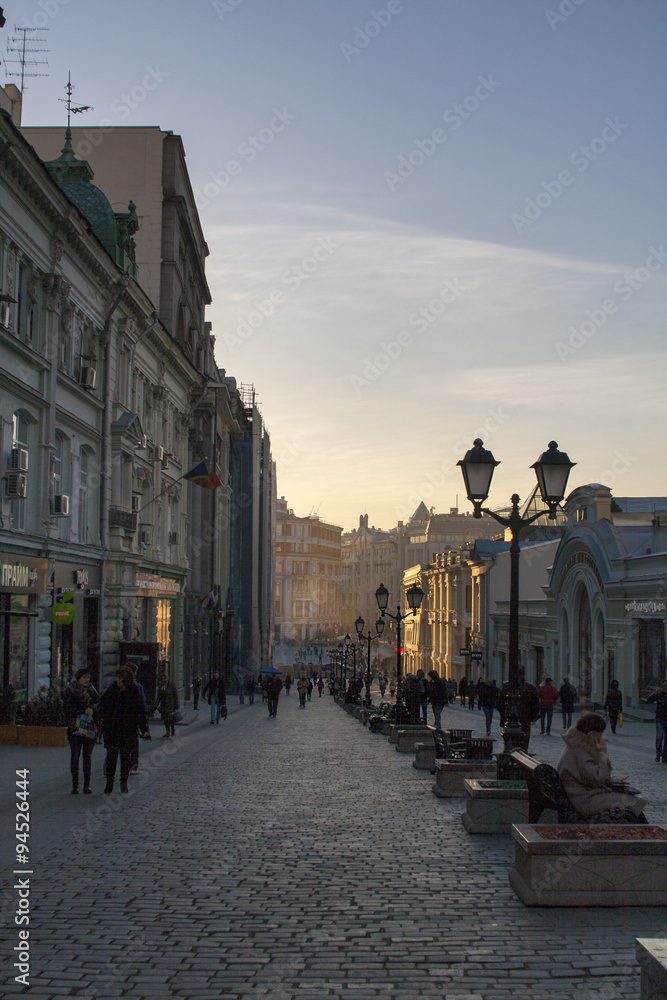 Obraz premium Moscow street