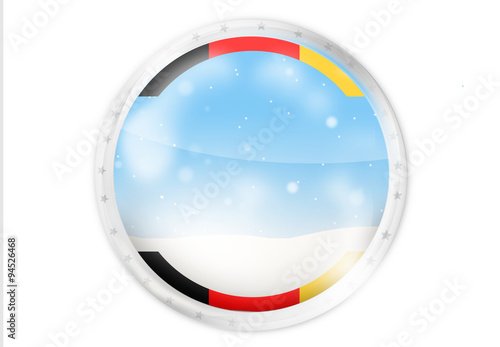 germany winter round design