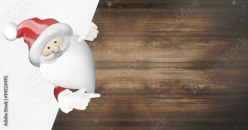 Christmas Santa Claus blank...