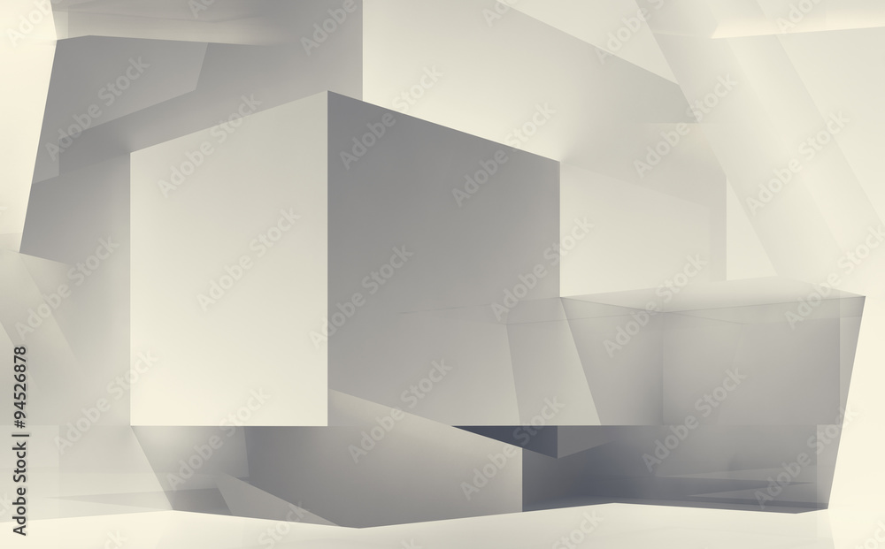Abstract digital architecture background, 3d Abstract digital architecture background, 3d