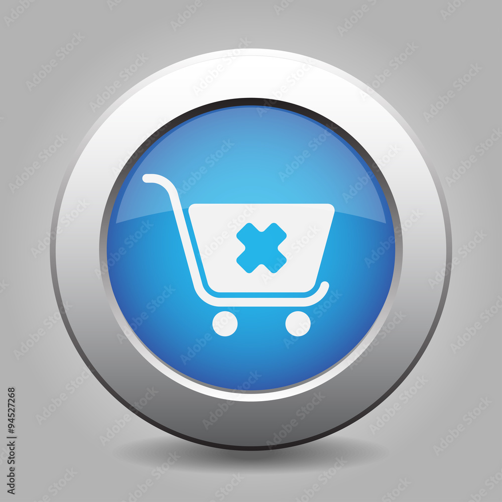 blue button - shopping cart cancel blue button - shopping cart cancel