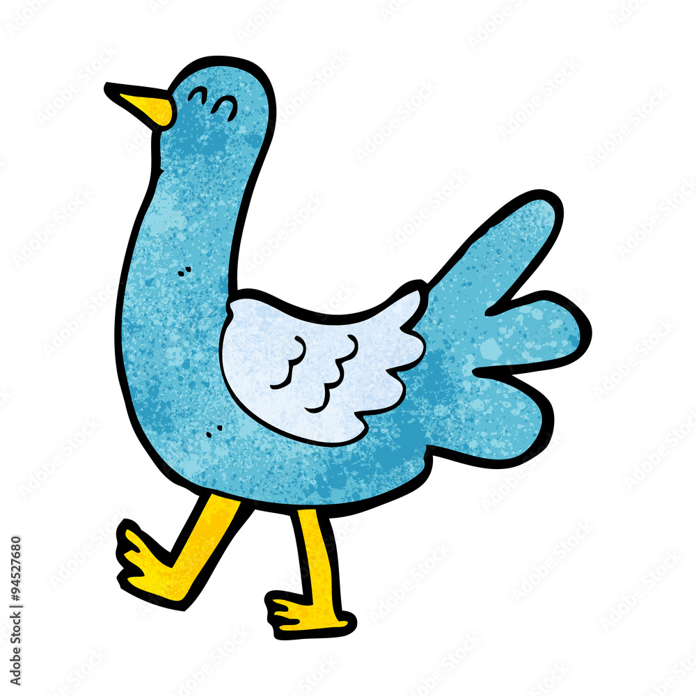 cartoon walking bird cartoon walking bird
