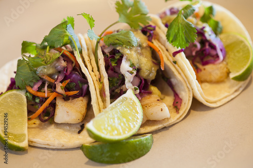 halibut tacos with avocado salsa verde