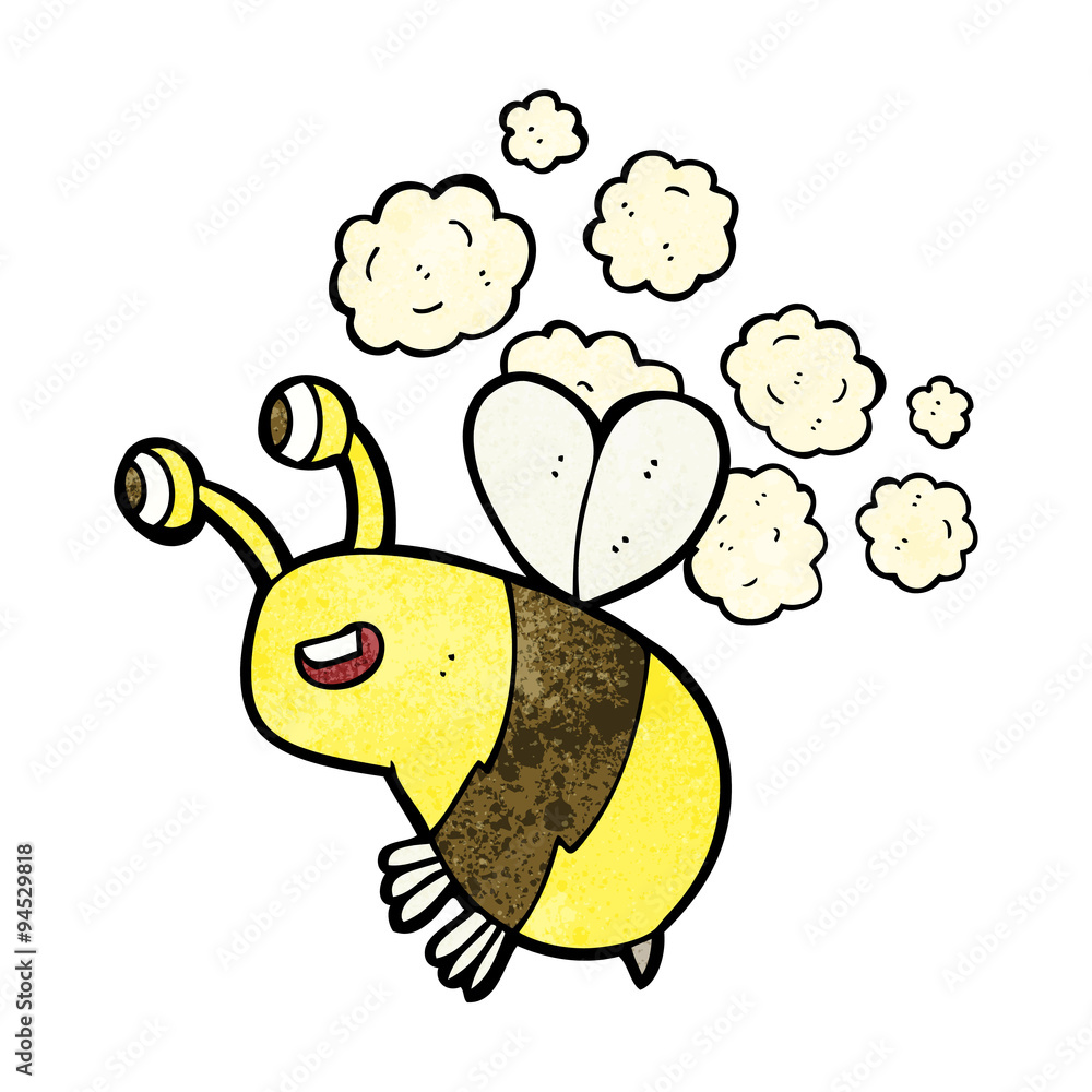 cartoon happy bee cartoon happy bee