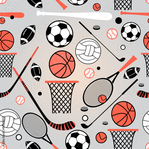 pattern of sporting goods