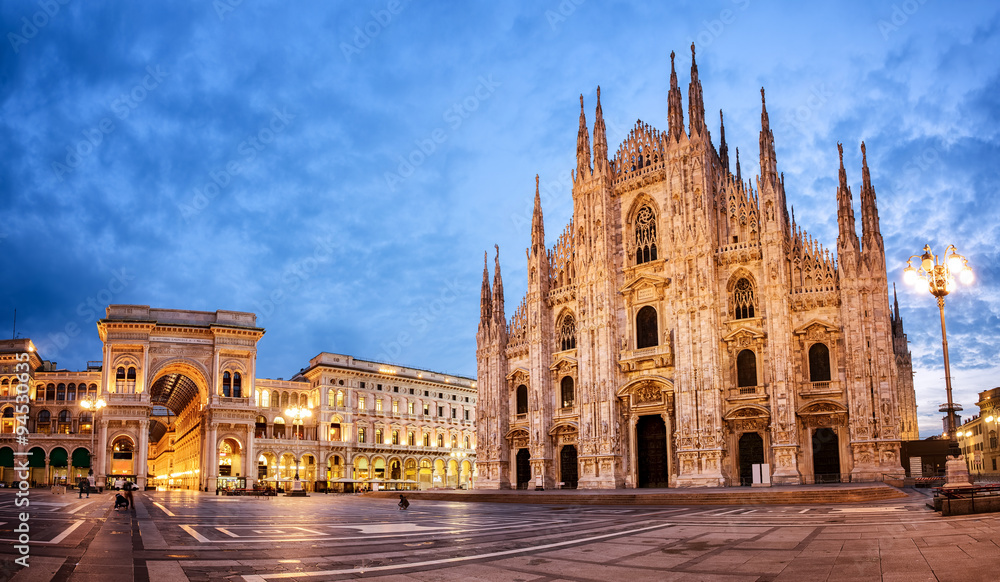 Naklejka premium Katedra w Mediolanie, Włochy