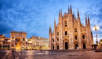 Keuken achterwand Milaan Kathedraal van Milaan in Italië  © Boris Stroujko