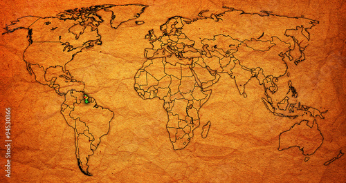 guyana territory on world map