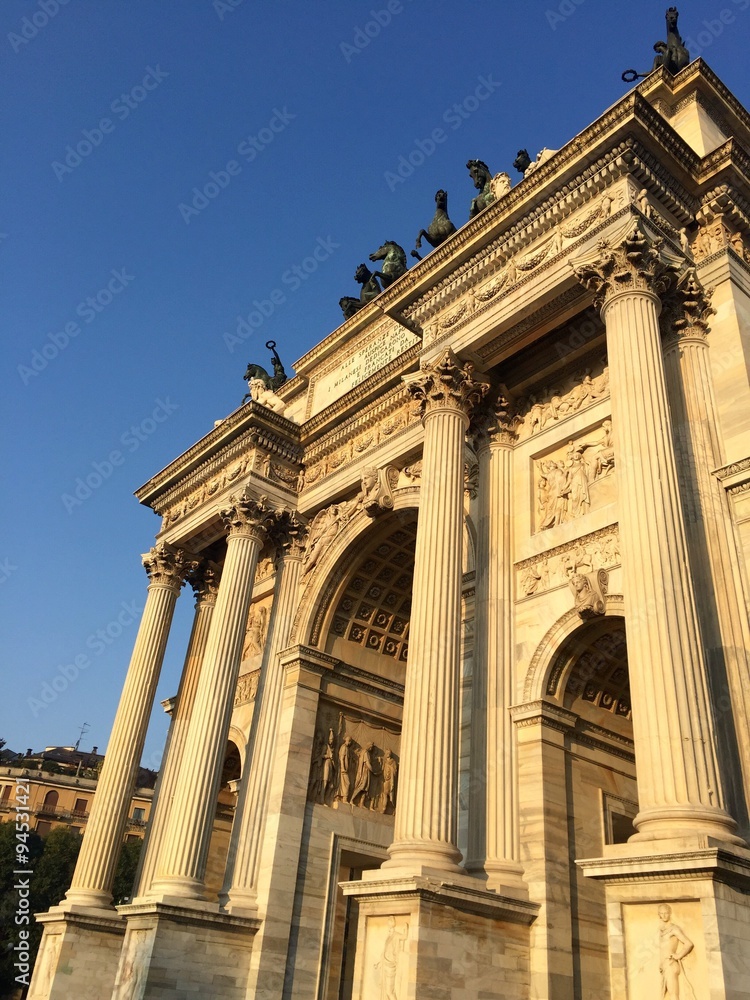 Fototapeta premium Milano, Arco della Pace