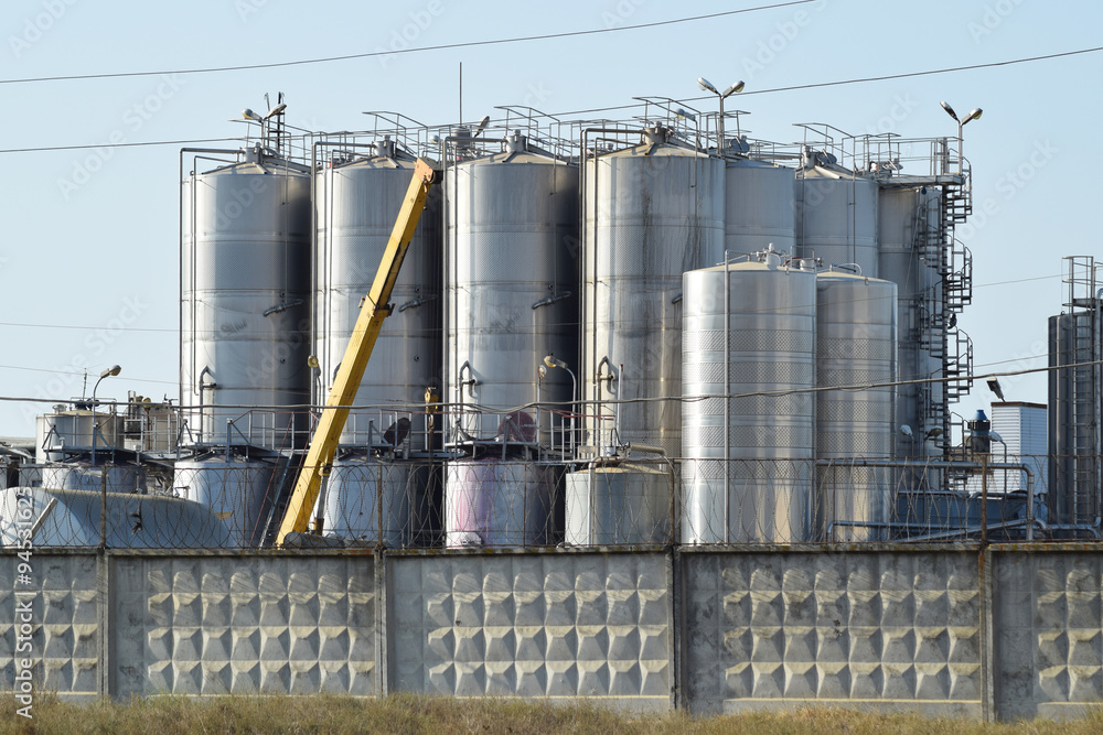 Tanks for preparation of champagne Tanks for preparation of champagne