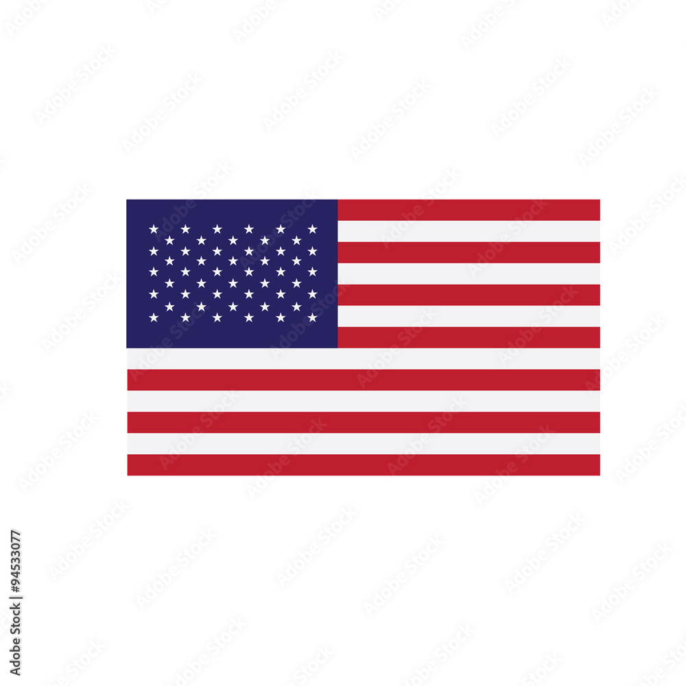 American Independence Day Patriotic background. Vector Flat desi American Independence Day Patriotic background. Vector Flat desi