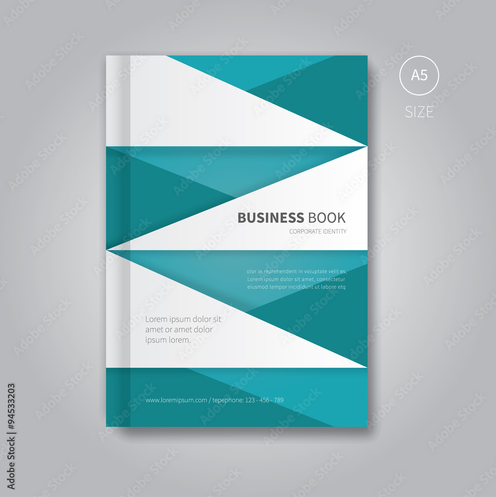 Fototapeta premium modern business book template