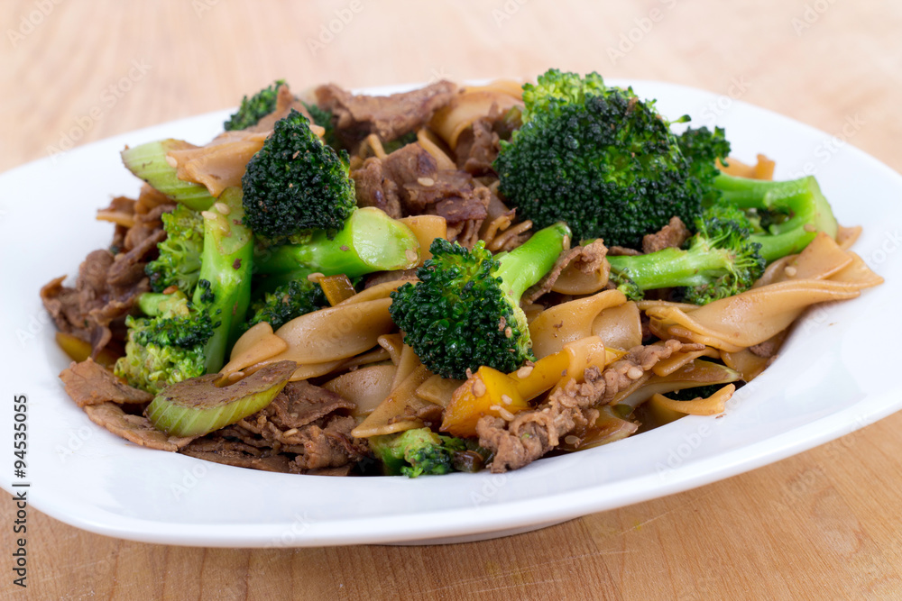 Beef Pad Sew stir fry