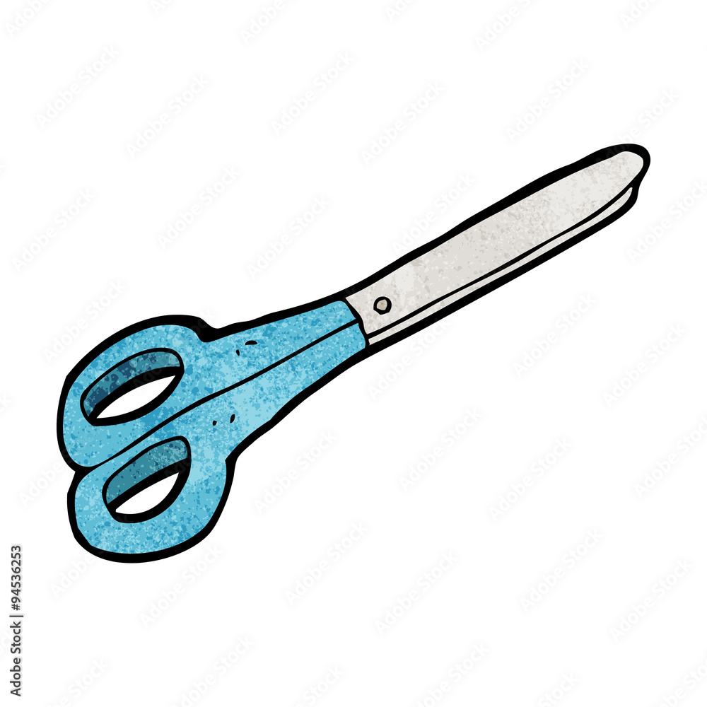 Fototapeta premium cartoon scissors