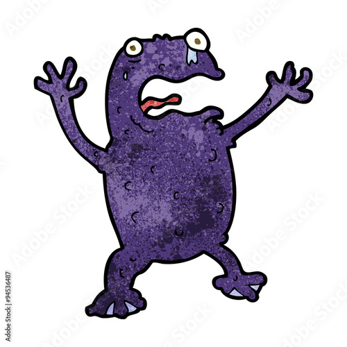 cartoon poisonous frog